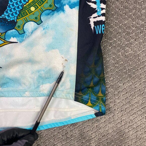 Primal Wear Cold Front Cycling Jersey Men's Large Asian Dragon Dragons - Picture 4 of 10